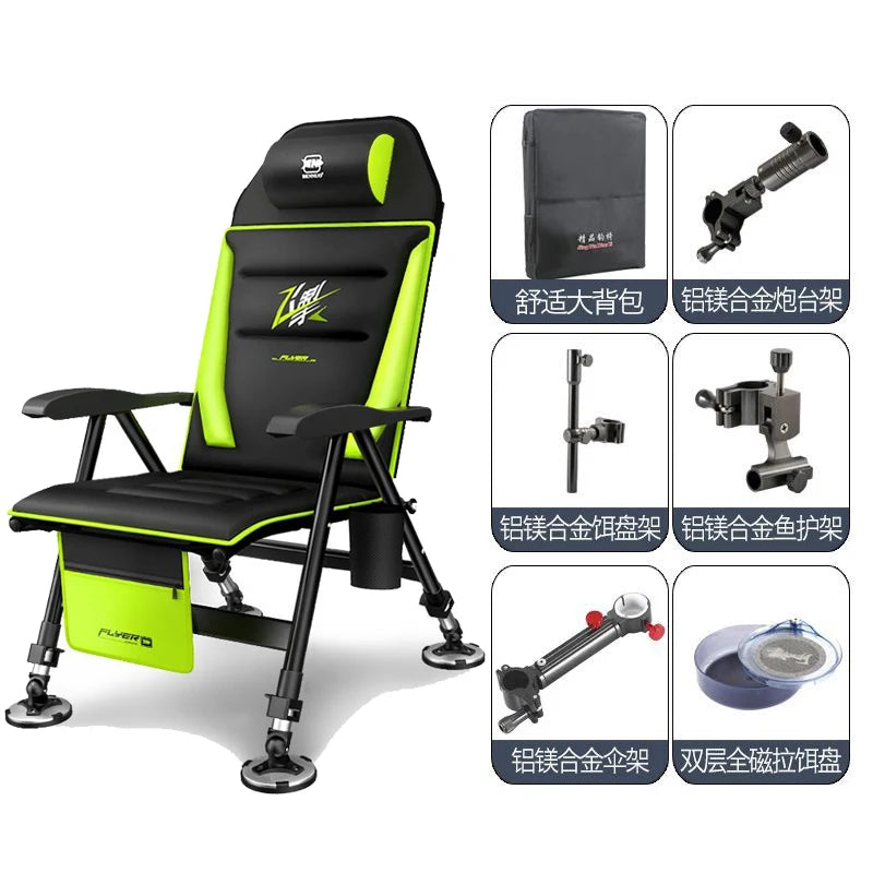 European 낚시의자 Fishing Chair Foldable 캠핑의자 Thickened 낚시좌대 Portable 민물낚시의자 camping chair кресло для р