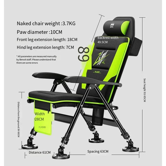 European 낚시의자 Fishing Chair Foldable 캠핑의자 Thickened 낚시좌대 Portable 민물낚시의자 camping chair кресло для р