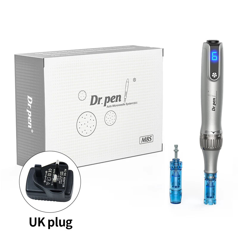 Wireless Dr Pen M8S Authentic Derma Pen Microneedling Needle With Cartridge Microneedling Pen Skin care Beauty Machine