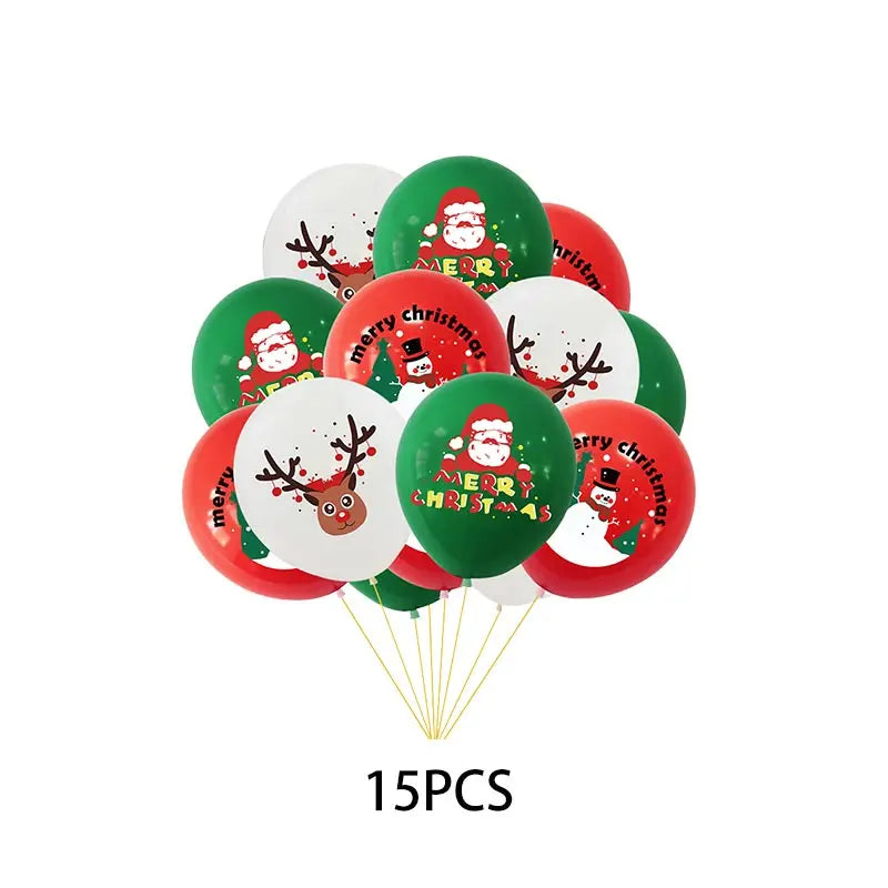 2025 Christmas Ballons Decoration Merry Christmas Candy Cane Foil Balloon Snowman Santa Claus New Year Xmas Party Decor Supplies