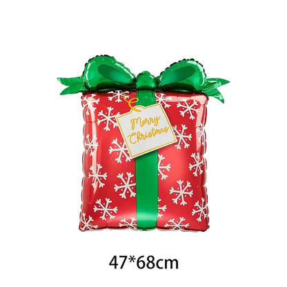 2025 Christmas Ballons Decoration Merry Christmas Candy Cane Foil Balloon Snowman Santa Claus New Year Xmas Party Decor Supplies