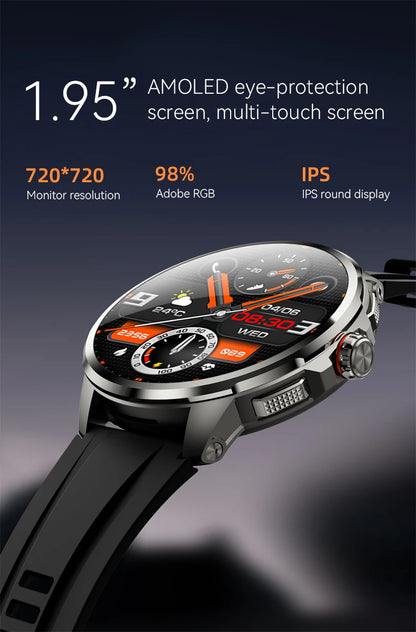 5G/4G Full Netcom 8GB+128GB RAM Smart Watch 1.95 inch 720*720 AMOLED 2100mah Battery 900W Camera GPS WIFI Google APPS Smartwatch