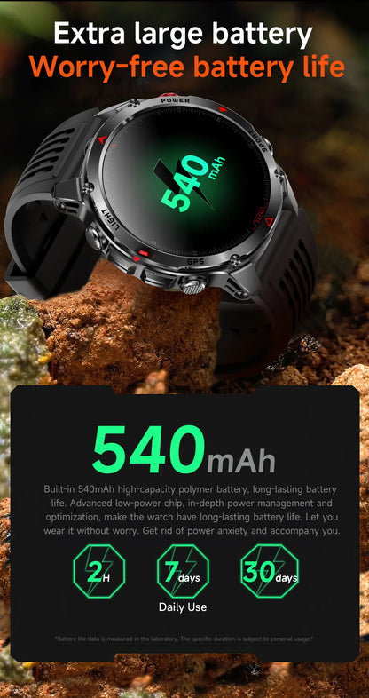 2025 New Professional GPS Sports Smart Watch Outdoor RIDE Run GPS track Swim Watchs Compass Altimeter 3ATM Sports Bracelets Men