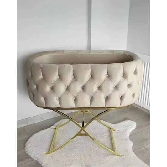 Cradle Soft Luxury Baby Swing Frame Metal Crib