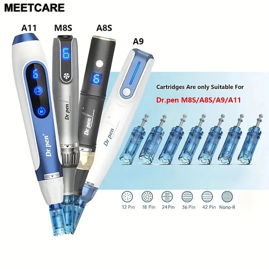 Bayonet Cartridge Needle for Dr Pen M8S /A8S/ A9/ A11 Microneedle 12/ 18 /24 /36 /42 Pin / Round Nano / 3D Replacement Tip