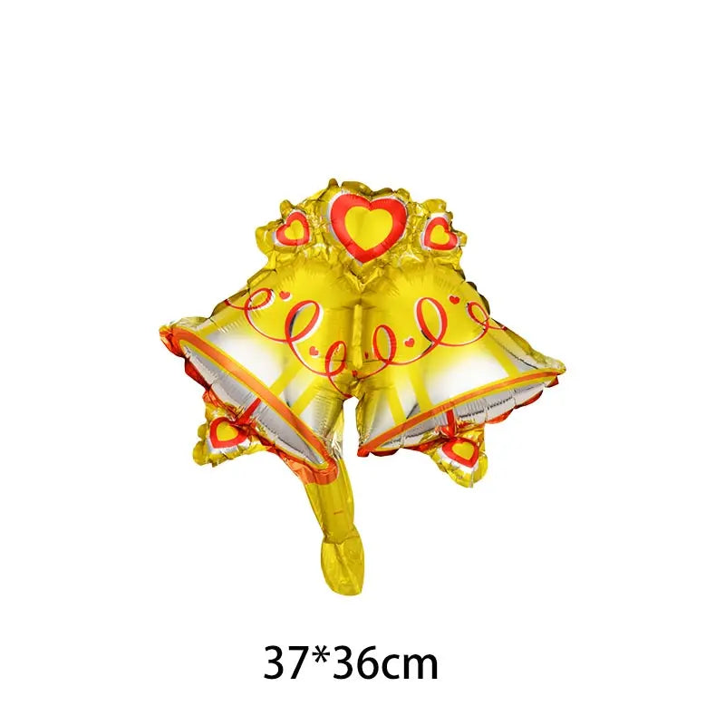 2025 Christmas Ballons Decoration Merry Christmas Candy Cane Foil Balloon Snowman Santa Claus New Year Xmas Party Decor Supplies