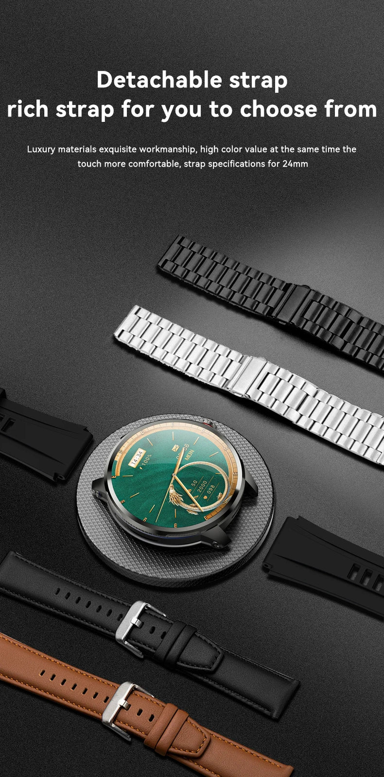 5G/4G Full Netcom 8GB+128GB RAM Smart Watch 1.95 inch 720*720 AMOLED 2100mah Battery 900W Camera GPS WIFI Google APPS Smartwatch