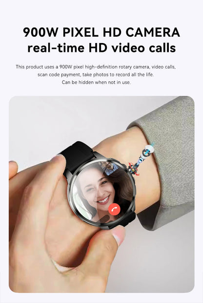 5G/4G Full Netcom 8GB+128GB RAM Smart Watch 1.95 inch 720*720 AMOLED 2100mah Battery 900W Camera GPS WIFI Google APPS Smartwatch