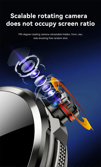 5G/4G Full Netcom 8GB+128GB RAM Smart Watch 1.95 inch 720*720 AMOLED 2100mah Battery 900W Camera GPS WIFI Google APPS Smartwatch