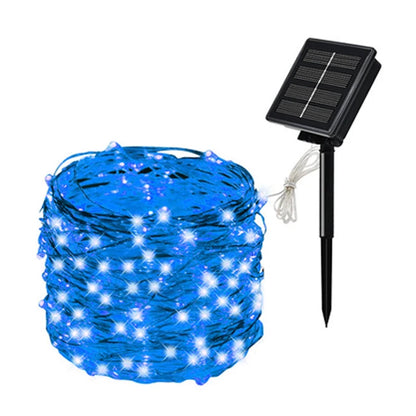 7m/12m/22m/32m LED Solar Light Outdoor Garden Fairy String Light Led Twinkle Waterproof Lamp for Christmas Patio Tree Party