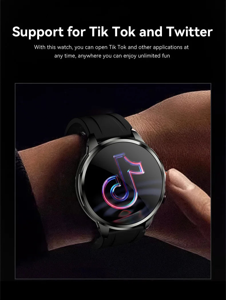 5G/4G Full Netcom 8GB+128GB RAM Smart Watch 1.95 inch 720*720 AMOLED 2100mah Battery 900W Camera GPS WIFI Google APPS Smartwatch