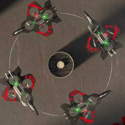 EPP Foam Remote Control Foam Fighter RC Drones Rechargeable Four Motor Helicopter Toy with Light Durable RC Hobby Jet Plane